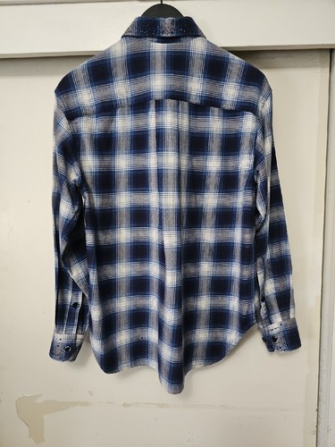 Camisa Zadig & Voltaire TAIS CAR Franela Abotonada L/S Brillo Cuello/Puños TALLA XS - Imagen 5 de 14