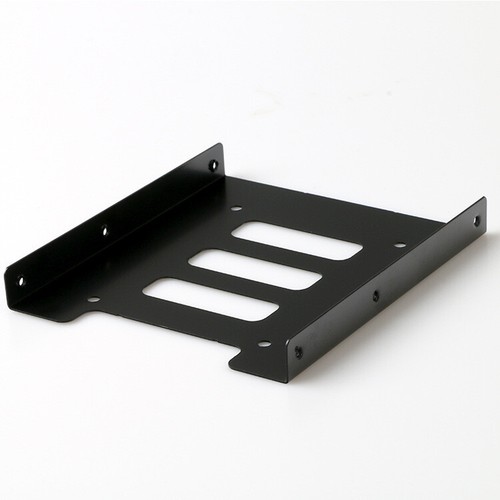 2.5" bis 3.5" SSD HDD Festplatte Buchsen Halter Metall Montage Halterung Adapter - Photo 3/9
