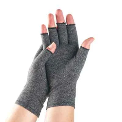 SWIFT WEAR Fingerless Anti Arthritis Compression Gloves Cure Pain Relief Brace Hand Support