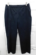 Escada Navy Blue Cotton Stretch Dress Pants sz 38