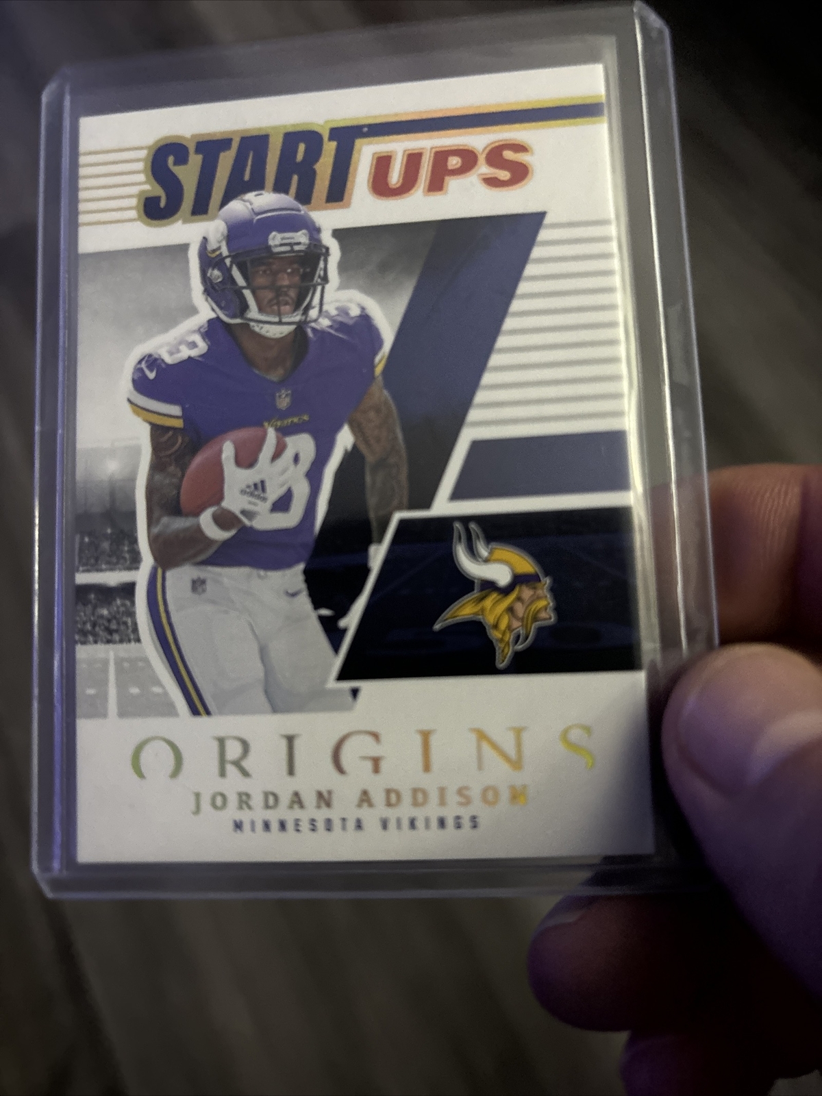 2023 Panini Origins #SU-5 Jordan Addison Start Ups RC