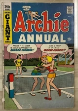 ARCHIE ANNUAL #24 (1972) Archie Comics VG+