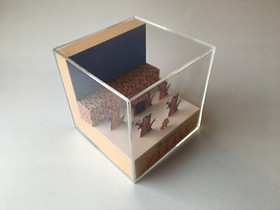 The Legend of Zelda Nintendo NES Classic First Dungeon Shadow Box Art 3.5"