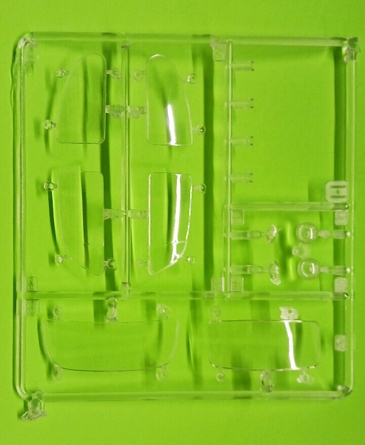 68 Bug Glass Windshield 1968 Volkswagen Beetle VW 1/24 Headlamp Tail Light Clear