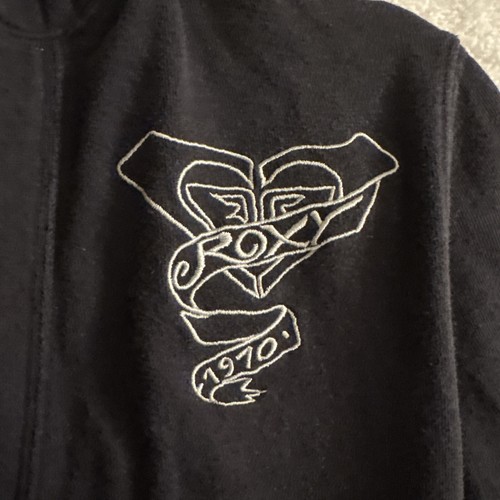 Roxy Hooded Pullover Sweatshirt Womens Size Small, Black, Front Pockets - Picture 4 of 8