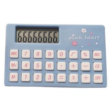 Card Style Calculator Energy Efficient Multiple Color Option For Home Office Use