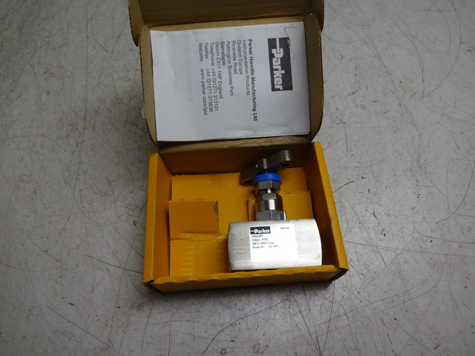 Nueva válvula de aguja Parker HNVS4FF-GR Foto 3 de 4