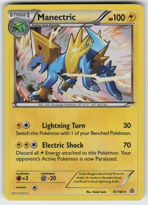 GGC-3 Manectric 61/160 Holo Rare XY - Primal Clash
