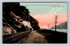 Hudson River NY-New York Central Hudson Rail Road Tunnel Vintage Postcard Post