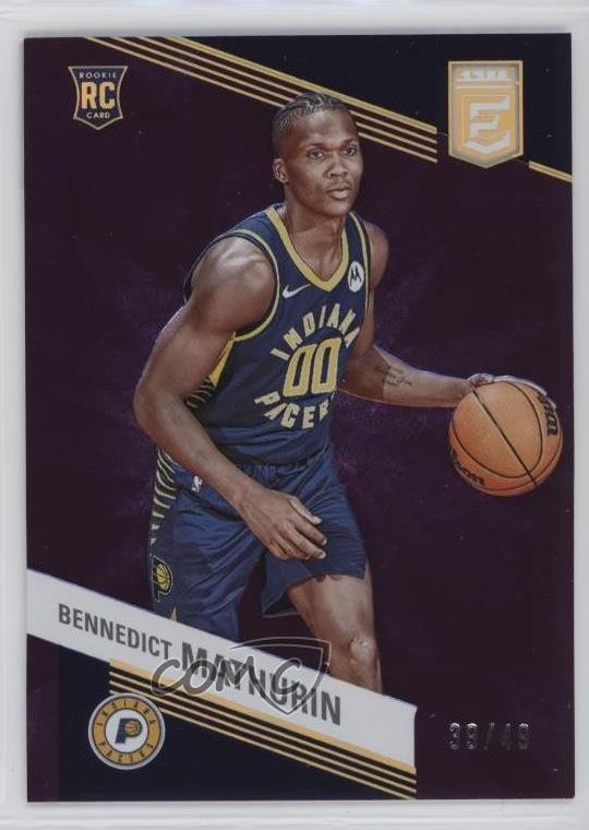 2022 Donruss Elite Rookies Purple 39/49 Bennedict Mathurin #214 Rookie RC 0jr6