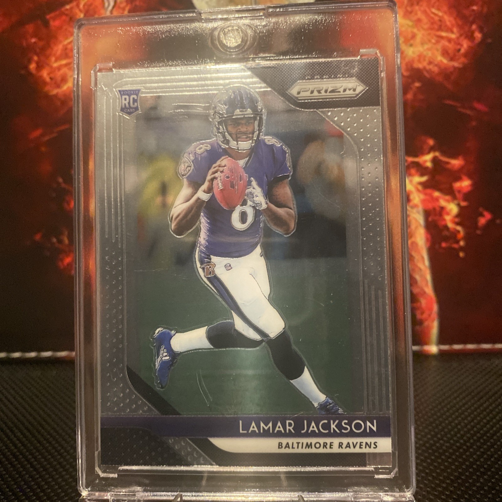 2018 Panini Prizm Lamar Jackson RC #212 Baltimore Ravens