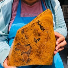 7.59lb  Natural Tiger's Eye Quartz Crystal Rough Mineral Specimen Healing