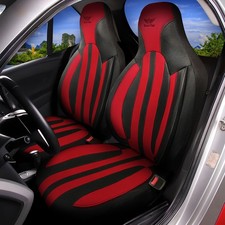 Sitzbezüge (Pilot) passend für Smart forfour (W 453) (Schwarz-Rot) 10.3