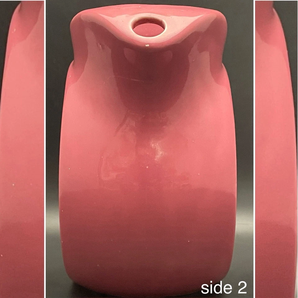 Jarra de disco/disco TEPCO Restaurant Ware Dusty Rose/Mauve c1930s EE. UU. 7" de alto 64 oz Foto 4 de 4