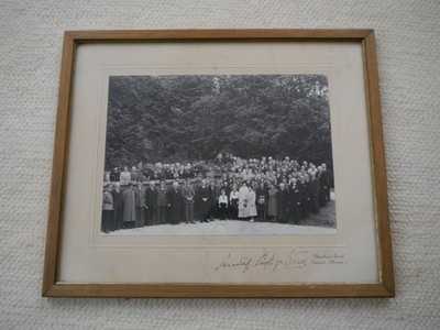 Foto Adel Friedrich Fürst zu Wied Neuwied 30er Jahre Waldorf gerahmtes Bild
