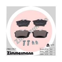 Zimmermann BremsbeläGe Hinterachse FüR Volvo S40 V40 Kombi Smart Forfour (454)