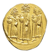 Heraclius (610-641) Solidus | Konstantinopel 637/638 n.Chr |Byzantinisches Reich