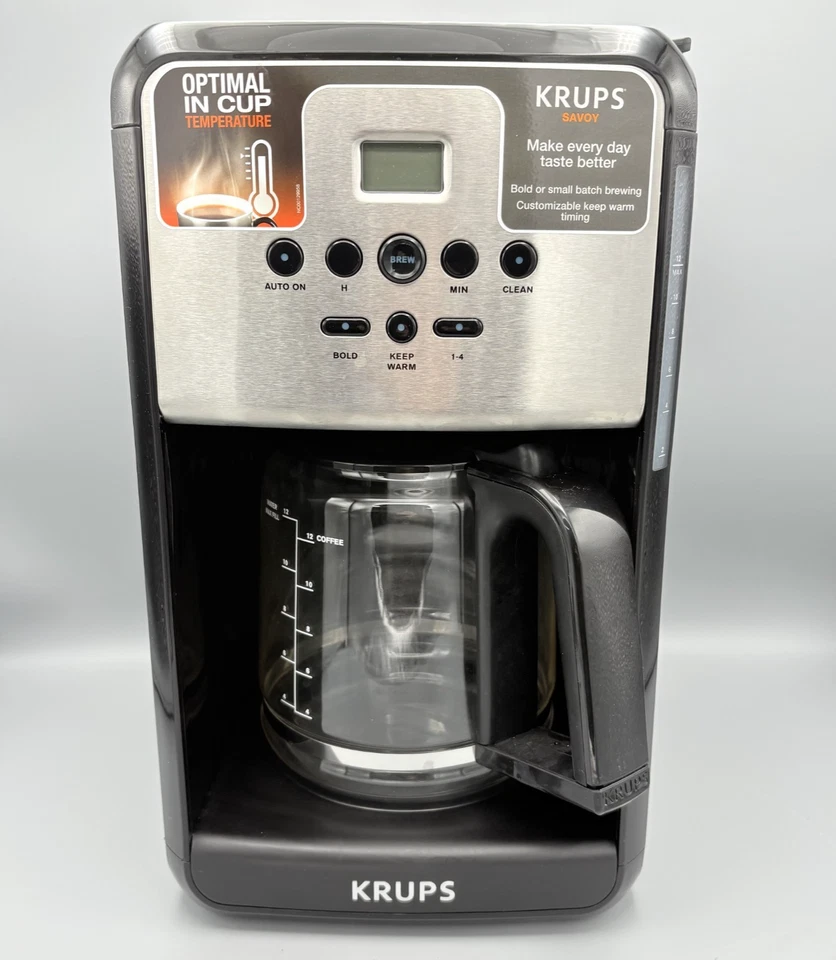 Krups ThermoBrew Technology  EC312 12 Cup Programmable Coffee Maker Works Great - Image 2 of 4