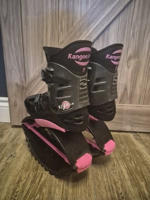 Kangoo Jumps KJ-XR3 SE Rebound Shoes Boots BLACK & PINK  Size SMALL