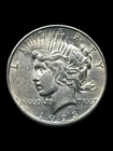 1923 D Peace Silver Dollar, Ungraded, Cleaned, See Description, Free Gift!💵