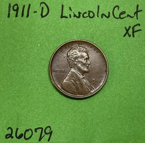1911 D Lincoln Wheat Cent / Penny 1c Xf Extra Fine