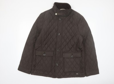 Hammond & Co. braune mittellange Steppjacke für Herren Größe L