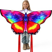 Large Butterfly Kite for Kids  Adults, 55" x 28" Easy to Fly Single Line Kite f