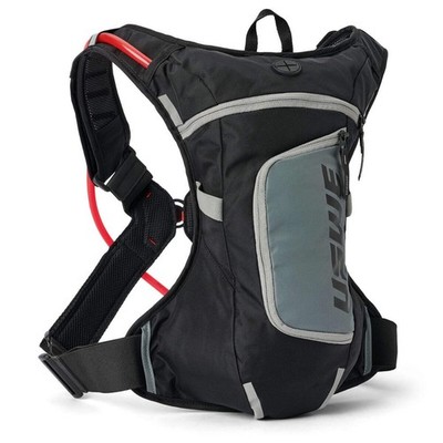 USWE Moto Hydro 4L Adventure Fit Trinkrucksack - Schwarz/Grau