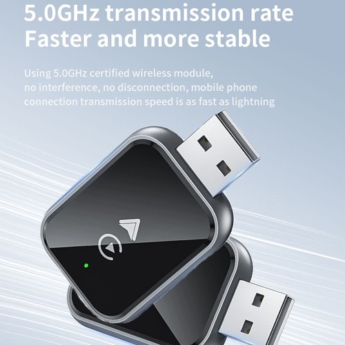 2025 Upgrade Wireless CarPlay Adapter USB for iOS 10 /Android 11 - Afbeelding 15 van 22