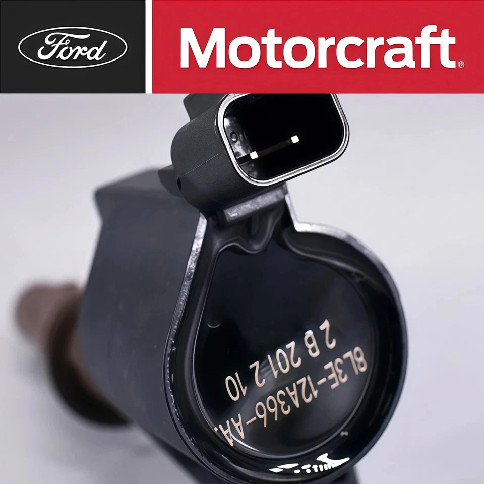 Bobina de encendido OEM Motorcraft 8 DG521 y 8 bujías SP509 para Ford F150 4,6 5,4 L Foto 2 de 2
