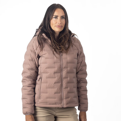 KLIM Sample Women's Luna Stretch Down Hooded Jacket Medium - Twilight Mauve