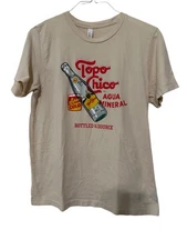 Canvas “Bella Canvas” Topo Chico” Bottled at Source Large T-shirt Beige