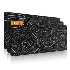 3 Pcs Large Gaming Mouse Pad 31.5 x 11.8in,Anti-Slip Rubber Base Mousepad, XL...