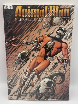 ANIMAL MAN Vol. 6 - FLESH AND BLOOD by Delano & Pugh **NEW SEALED**