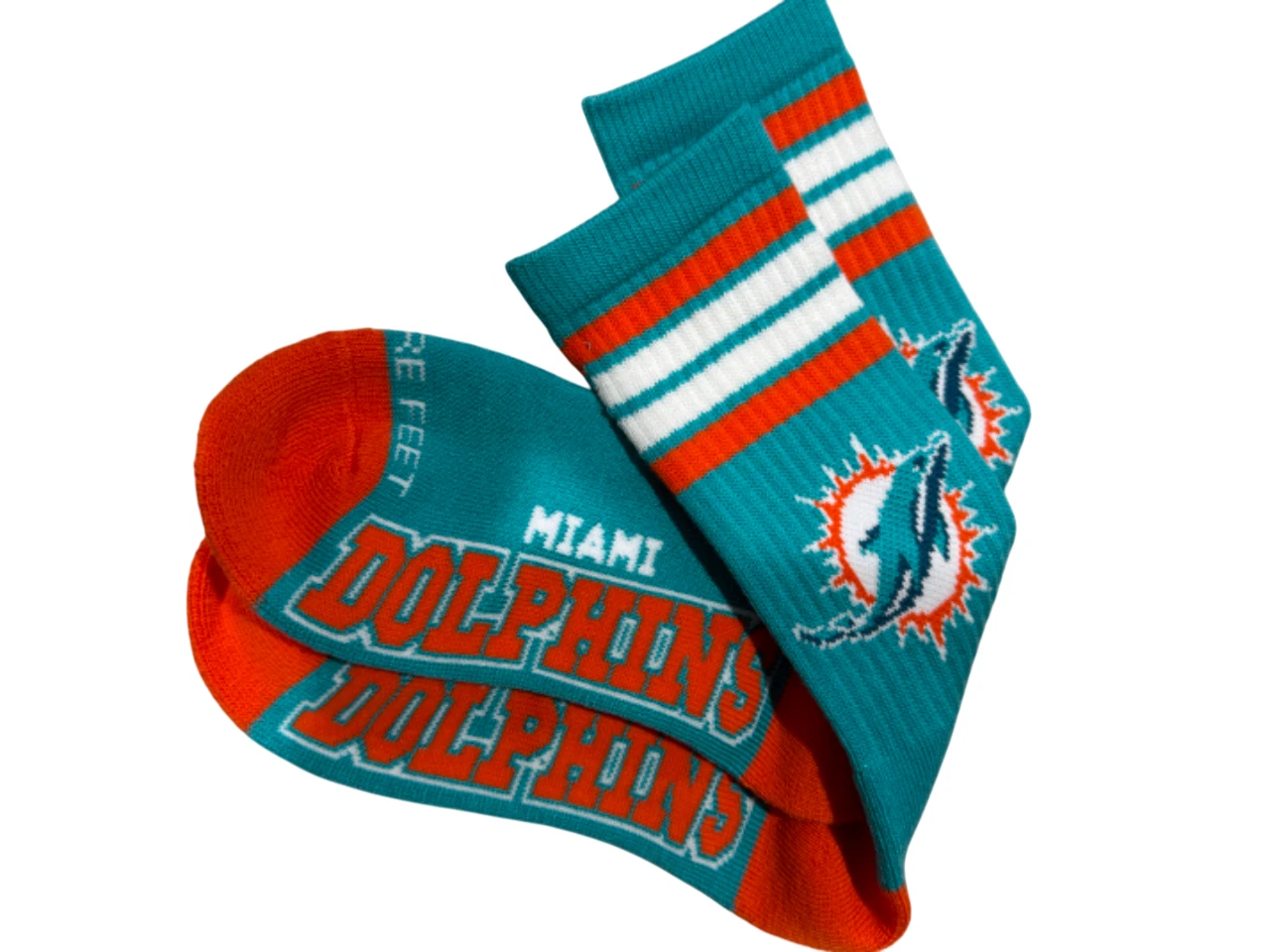 Miami Dolphins Men's Crew Socks