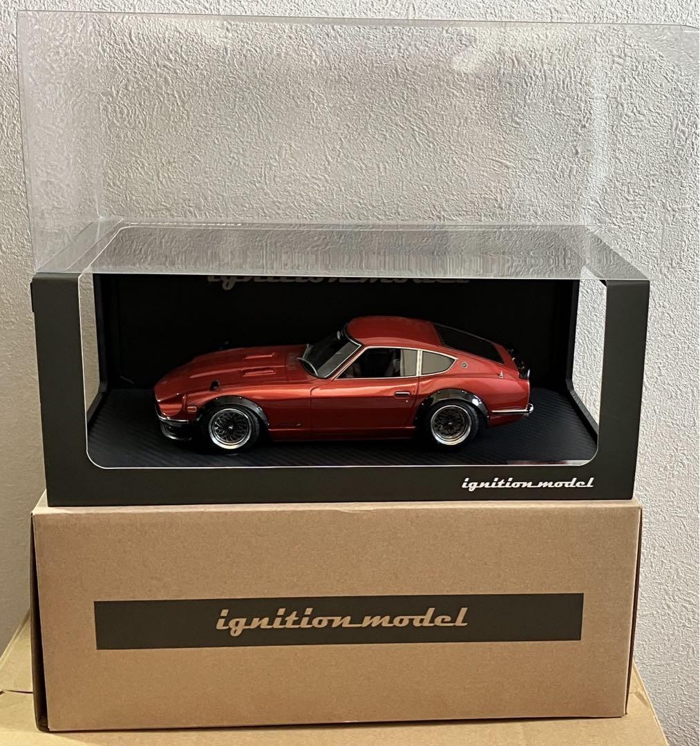 ハ*ク様 1/18 Nissan Fairlady Z (S30) Red IG IG0164 1/43 Nissan Fairlady Z-G (HS30) Maroon | LINE UP
