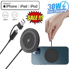 Magsafe Charger For iPhone17 16 15 14 13 12ProMax Magnetic Fast Wireless Charger