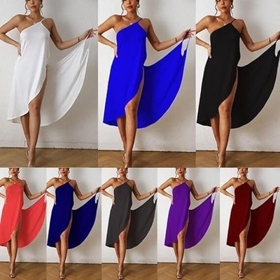 Bambus Wickelkleid Cover Up, 2026 Damen Cover Ups Strand Spaghettiträger Sarongs