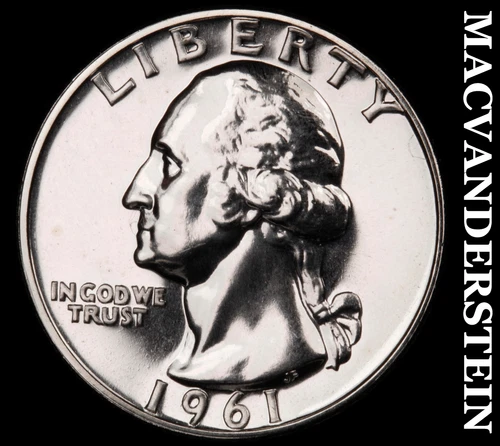 1961 Washington Quarter- Silver Choice Gem Proof Luster No Reserve #G6714