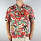 Polo Ralph Lauren Aloha Surf Beach Button Up Hawaiian Shirt Men's Large Rare L