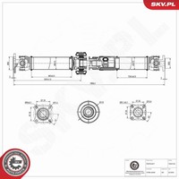 Antriebswelle Esen SKV 76SKV162 FüR Renault Koleos 1 Dci 4X4 HY0B HY0K HY0C HY0N
