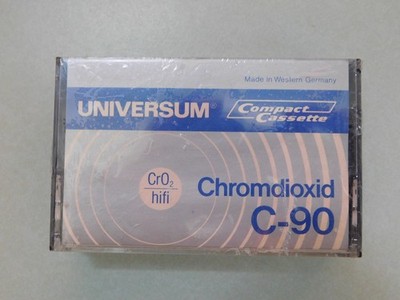 UNIVERSUM C-90 TYPE-II Blank Cassette Tape (Set of 2 Tapes) - New and Sealed