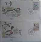 FRANCE 1993  FLEETWOOD AUDUBON FIRST DAY COVER ~ BIRDS ~ Shelduck & Smew