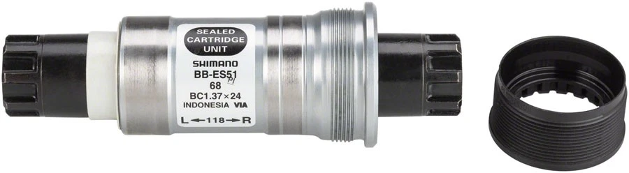Shimano BB-ES51 Octalink V2 BSA Bottom Bracket 68x118mm, Lightweight Durable - Image 2 of 2