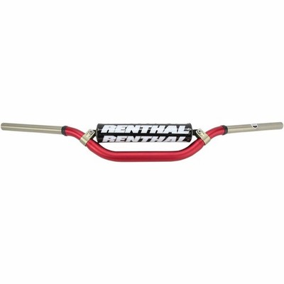 Renthal 998-01-RD-02-185 Twinwall Handlebar - Reed/Windham Bend - Red Red