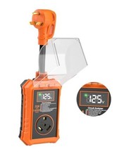 Rv Surge Protector 30 Amp with Smart LED Display, 30AMP-With LED Display Orang