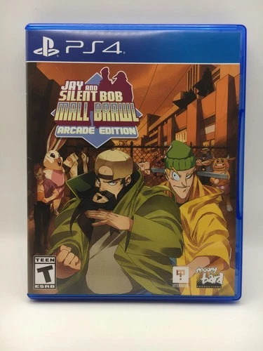 PS4 - Jay and Silent Bob Mall Brawl: Arcade (Limited Run #420) w/ Manual (Works)