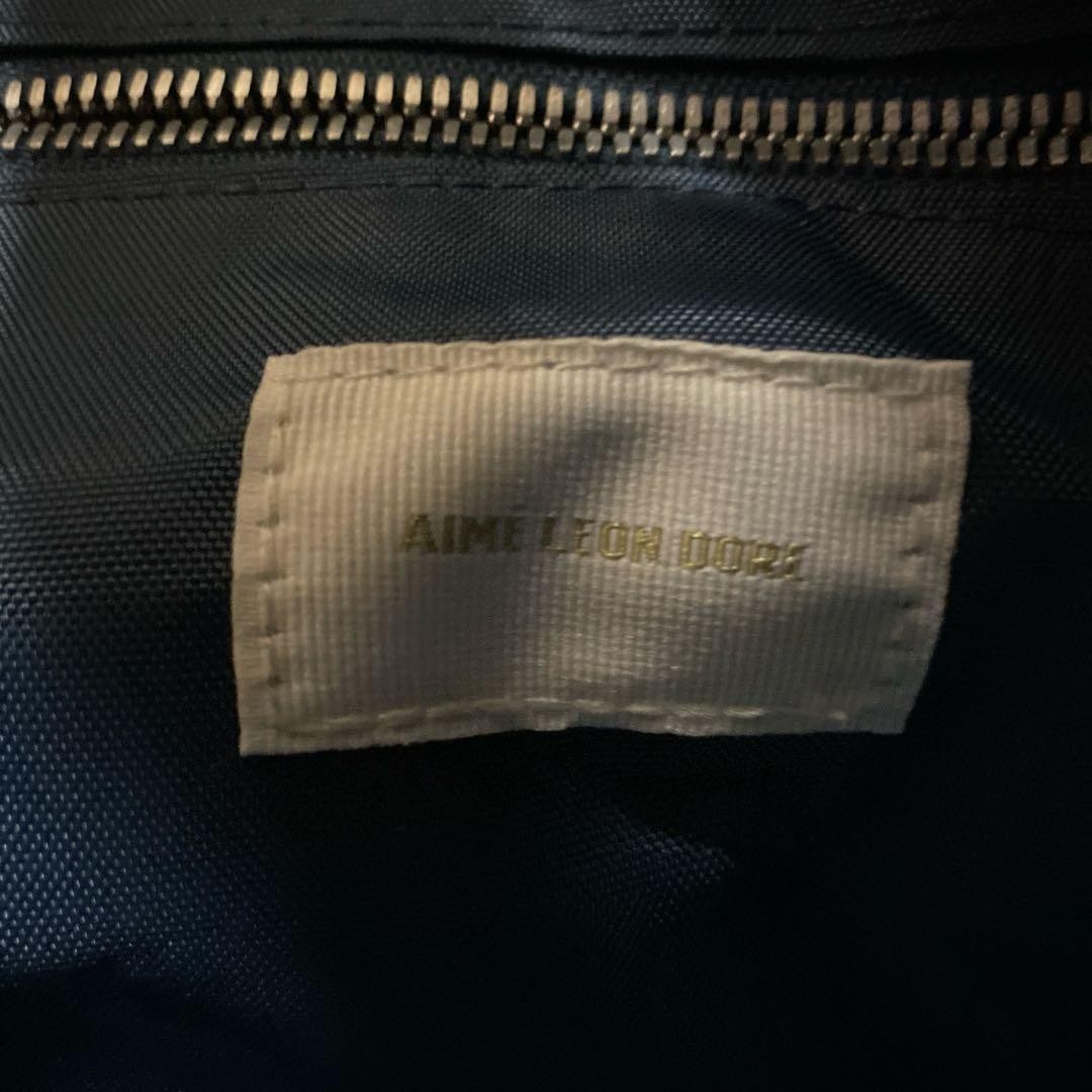 Aime Leon Dore 25ss Duffle Bag Red with Navy Strap - Stylish