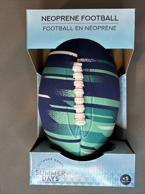 New In Box Ciroa Summer Days Outdoor Neoprene Football 10.5 in Waterproof