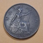 1930 George V Farthing — photo from another recent sale